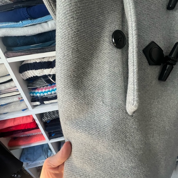 EUC authentic Burberry Brit oversized virgin wool cashmere duffle coat - Picture 7 of 11